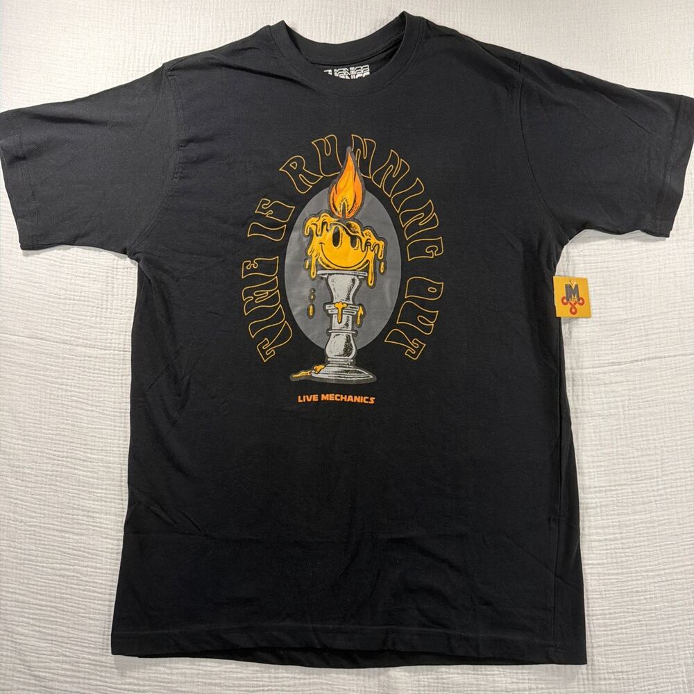 Live Mechanics Mens Tee Shirt XL Graphic Print